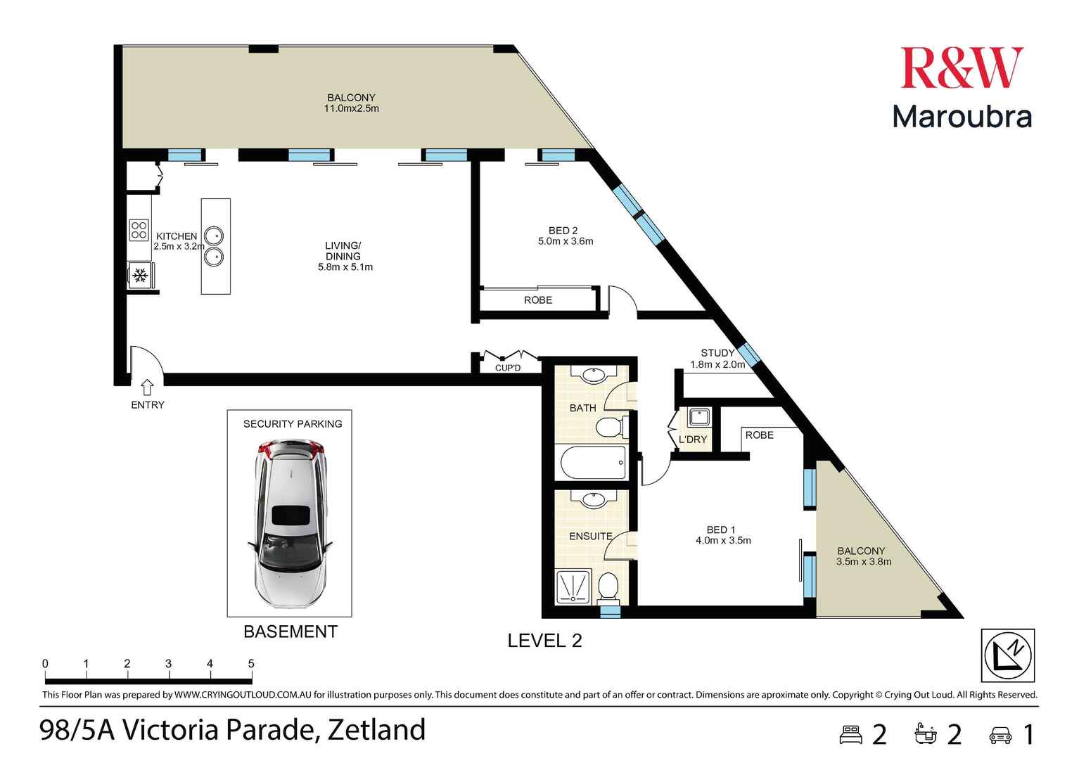 98/5A Victoria Park Parade Zetland